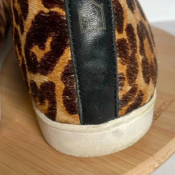 BIRDIES The Swift Leopard Calf Print Slide On Sneaker - Picture 9 of 12